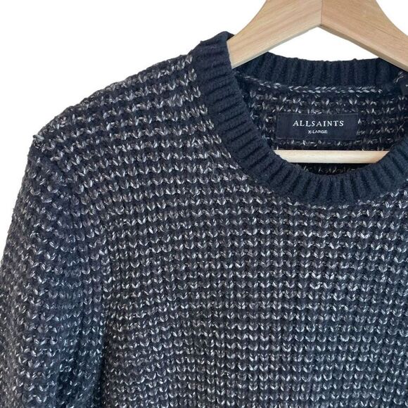Allsaints Larkk Crew Sweater 25% Wool - Picture 3 of 8